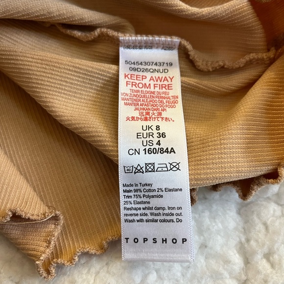 Top shop ribbed knit crop tank - Picture 6 of 10